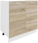 Sp&uuml;lunterschrank Breite 80 cm Sp&uuml;lenschrank Unterschrank Sp&uuml;le K&uuml;che Esilo