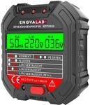 Steckdosentester SDT0020 mit RCD-Pr&uuml;fung und umfangreichen LCD Display