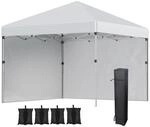 Faltpavillon 2,97 x 2,97 m, Gartenpavillon mit Seitenw&auml;nden