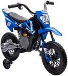 AIYAPLAY Kinder Elektro-Motorrad 12V Kindermotorrad mit Musik, 2,4-5 km/h