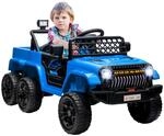 12V Elektrisches Kinderauto, mit Lichtern, Musik und Hupe, 3-8 Jahre, Hellblau