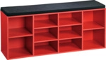 Universal-/ Schuhschrank mit Sitzkissen
