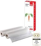 Vakuumierfolien 2 Rollen 40x600 cm transparent, passend f&uuml;r Prestige Maxi
