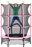 Kinder Trampolin &Oslash;140 cm, Trampolin f&uuml;r Kinder 3-10 Jahre, Gartentrampolin