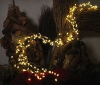 KONSTSMIDE LED Sternenlametta 10 Str&auml;nge &agrave; 20 Dioden, 200 warmwei&szlig;e Dioden,...