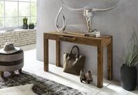 Sheesham Konsolentisch Massiv 120 cm mit 1 Schublade - Massivholz