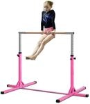Gymnastik Turnreck Reckstange 13 Stufen h&ouml;henverstellbar Rosa