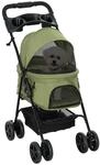 Hundewagen Pet Stroller f&uuml;r kleine Hunde und Katzen Dunkelgr&uuml;n