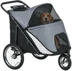 PawHut PawHut Hundewagen Hundebuggy mit Netzfenstern, Klappbar, bis 30 kg, Oxford,