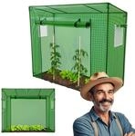 Foliengew&auml;chshaus CUTRO, Tomatenzelt, winterfest, 2x0,77x1,69m, Fr&uuml;hbeet,
