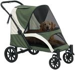Hundewagen Hundebuggy klappbar f&uuml;r gro&szlig;e Hunde &amp; Katzen bis 30 kg Katzenbuggy