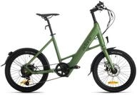ADORE E-Kompaktrad 20" Alu C-200 Compact Bike Heckmotor 45NM / 10,4Ah Metallic-Gr&uuml;n