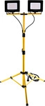 LUXULA LED Baustrahler mit Stativ, 2x 50 W, 4000 K (neutralwei&szlig;)
