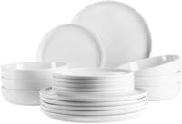 M&auml;ser Serie NAVINA, Teller Set, 18-teilig, Porzellan