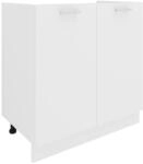 VCM Sp&uuml;lunterschrank Breite 80 cm Sp&uuml;lenschrank Unterschrank Sp&uuml;le K&uuml;che Esilo