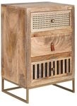 Nachttisch 40x60x30 cm Mango Massivholz