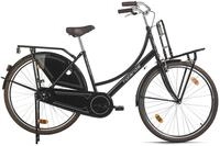 28" Damenfahrrad Hollandrad &bdquo;ROYAL DUTCH&ldquo; Singlespeed Schwarz Hollandia