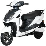 E-Motorroller e-Adler 45 kmh, perlenweiss, 1 Akku, mit Top Case und...