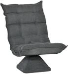Bodenstuhl Bodensofa mit Verstellbarer R&uuml;ckenlehne f&uuml;r Wohnzimmer, B&uuml;ro