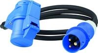 CEE Verl&auml;ngerung 1,5 m Stecker Winkelkupplung, Au&szlig;enbereich IP44