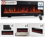 KAMINIO KAMINIO Elektrokamin MARLON - Elektrischer 3-in-1 Kamin - 60 Zoll