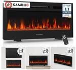 KAMINIO KAMINIO Elektrokamin MARLON - Elektrischer 3-in-1 Kamin - 36 Zoll