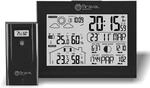 LCD Funk-Wetterstation mit Au&szlig;ensenor Wecker Funkuhr Kalender Vorhersage Hygro