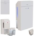 Luftentfeuchter Mini Raumentfeuchter elektrisch, f&uuml;r Wohnr&auml;ume 600ml/24h, Glasfront
