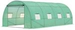 Gew&auml;chshaus 5,9 x 3 x 2 m Foliengew&auml;chshaus mit 8 Fenster, Rollt&uuml;r...