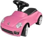 VW Beetle Rutschfahrzeug pink mit Hupe, VW lizenziertes Kinderfahrzeug ab 1 Jahr