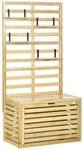 Aufbewahrungsbox, Gartentruhe mit Rankhilfe
