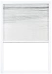 Fensterplissee Compact fl&auml;chenversetzt, 130x150cm, Wei&szlig;