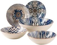 M&auml;ser Serie Iberico Blue, Salatset 5 teilig f&uuml;r 4 Personen