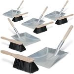 5x Handfeger und Kehrschaufel, Spar-Set (10-teilig)