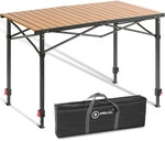 Homecall Klapptisch Campingtisch, H&ouml;henverstellbar Gartentisch, bis 100kg, f&uuml;r 4-6