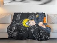 Naruto Kuscheldecke &ndash; Leichte Sofadecke mit Motiv, 110x150 cm