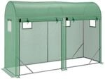 Foliengew&auml;chshaus Tomatengew&auml;chshaus Treibhaus Folientunnel Fr&uuml;hbeet 4...