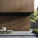 HOME DELUXE WPC Fassadenverkleidung DUVAR &ndash; Teak 30 m&sup2;