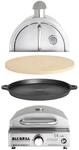 Multi-Kulti Set 4: Pizzabackhaube, Pizzastein, Gussgrillplatte