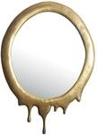 Wandspiegel 50x71 cm Glas Gold