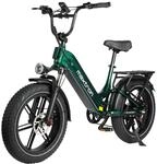 Maxtron Camel Off-road E-Bike,HR-Nabenmotor,SHIMANO 7-Gang,hydr.Scheibenbremse,gr&uuml;n