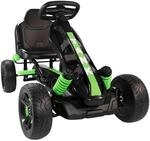 Go Kart Tretfahrzeug gr&uuml;n, Kinderfahrzeug ab 3 Jahre, Pedalfahrzeug