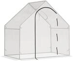 Outsunny Gew&auml;chshaus, 180 x 100 x 168 cm Foliengew&auml;chshaus mit Rollt&uuml;r Treibhaus