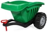 Anh&auml;nger f&uuml;r Kindertraktor gr&uuml;n mit Kippfunktion 35 kg belastbar ab 3 Jahre