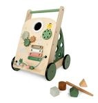 Lauflernwagen aus Holz mit Activity-Board, leise R&auml;der, ab 1 Jahr