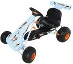 Go Kart Kinderfahrzeug Tretauto mit Pedal ab 3 Jahre Stahl Hellblau