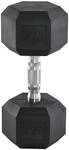 HOMCOM HOMCOM Kurzhantel, Hexagon Gummihantel, 17,5 kg Fitness Gewichte aus Gusseisen