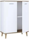 Sideboard "Landos" Wei&szlig;/Honig-Eiche