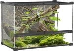 PawHut Terrarium f&uuml;r Reptilien Glasterrarium 48L mit Frontbel&uuml;ftung...