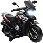 AIYAPLAY Elektro Motorrad Kinder 6V Elektromotorrad mit 2 Hilfsr&auml;dern